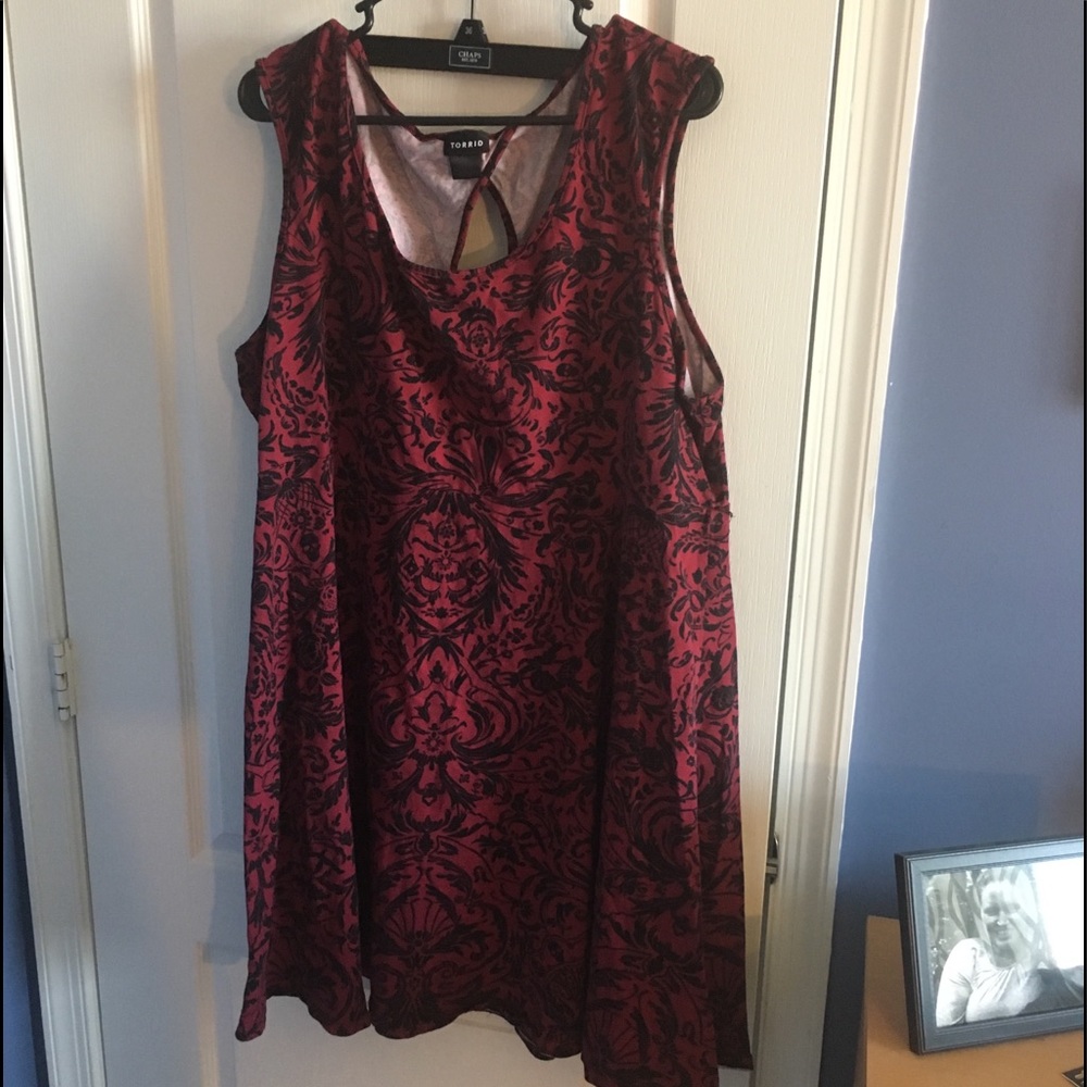 Torrid Skull Print Skater Dress